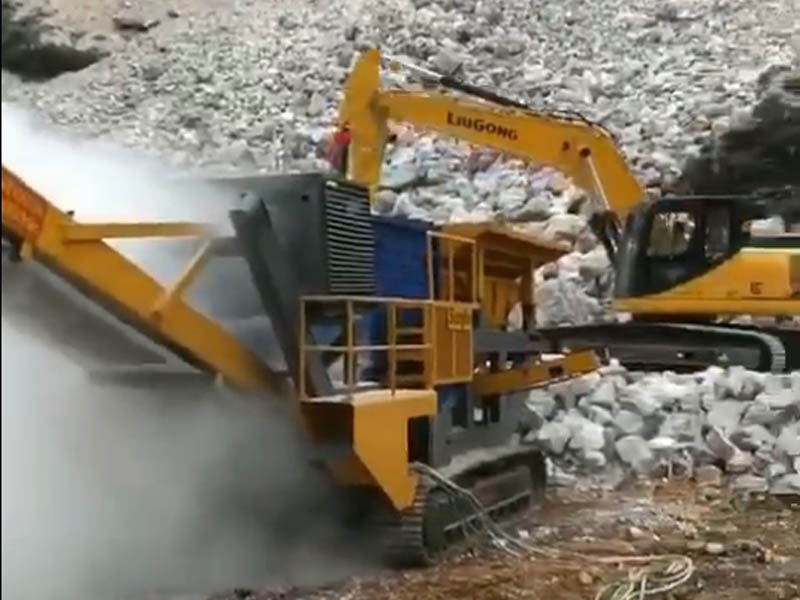 履帶式移動破碎站 履帶式移動破碎站